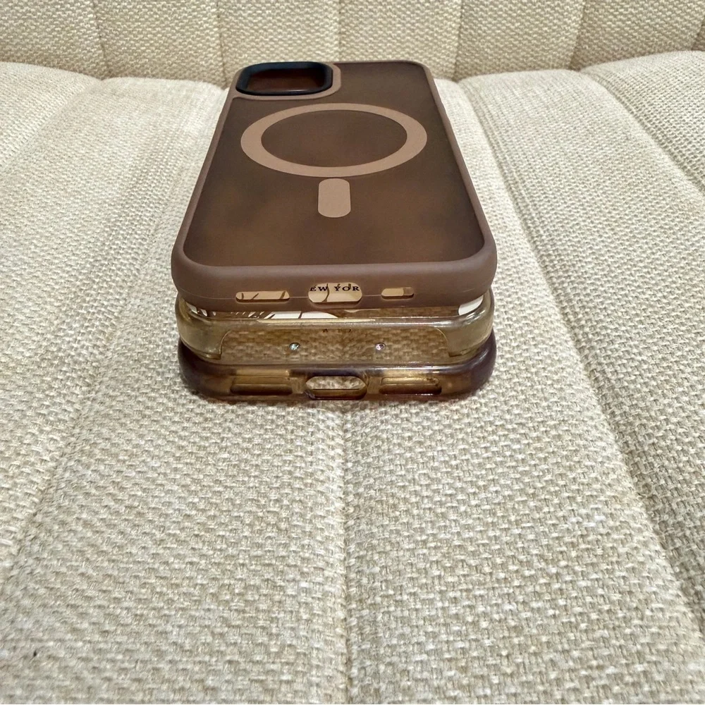 kate spade Floral and Clear iPhone 12 Pro Cases - Brown and Purple
